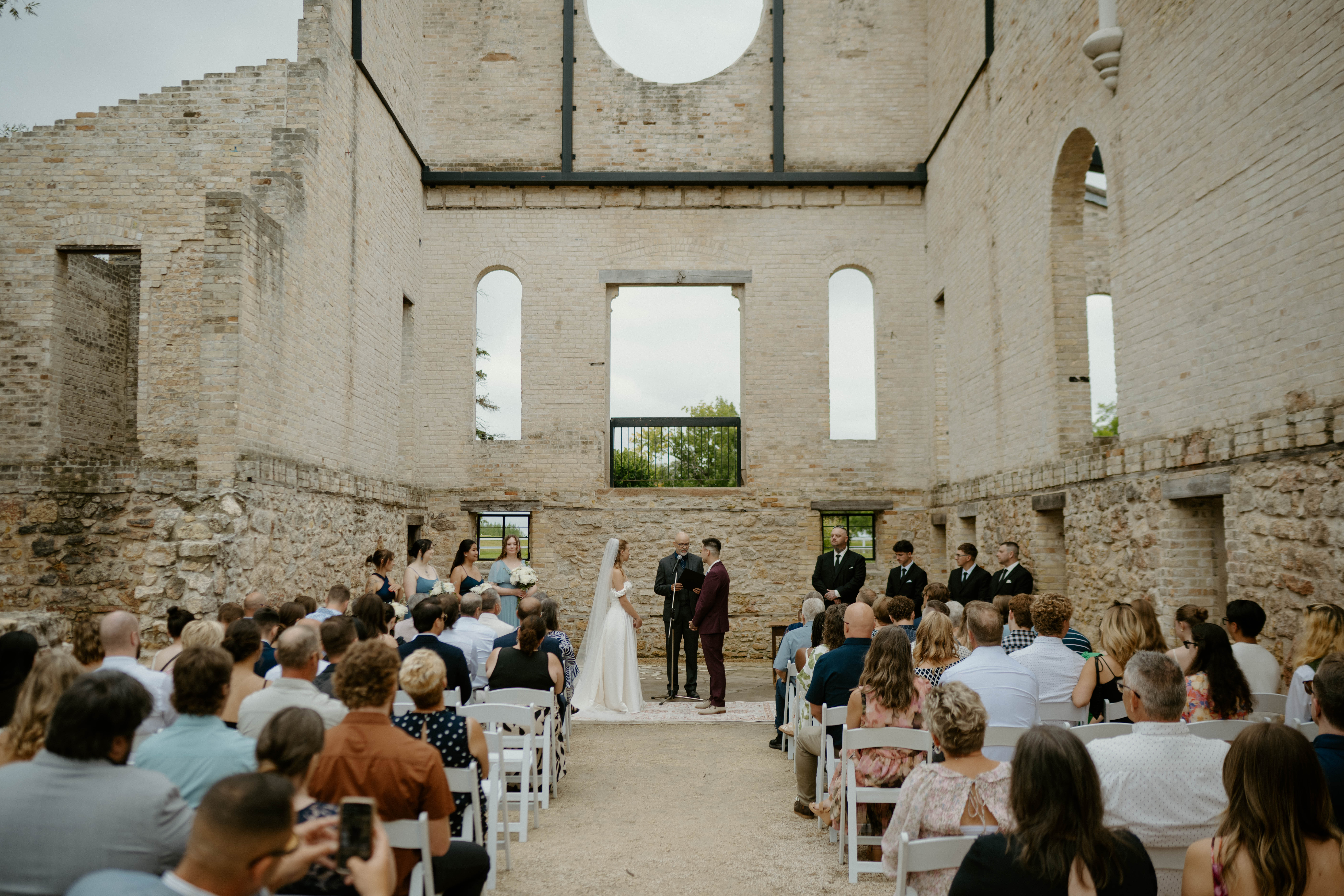 St Norbert Trappis Ruins winnipeg wedding photography